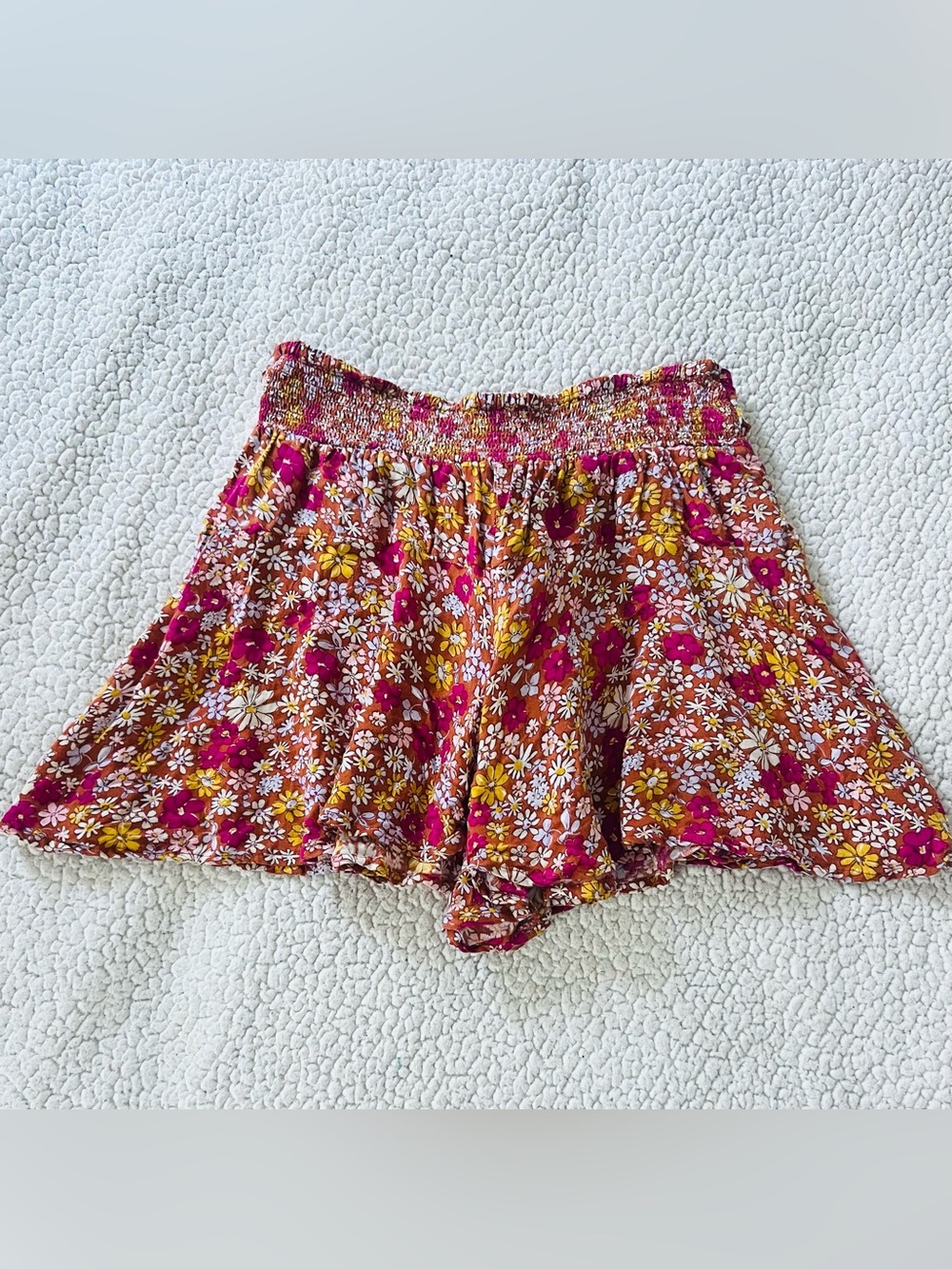 Patrons Of Peace Floral Tie Waist Flowy Shorts - Picture 3 of 5